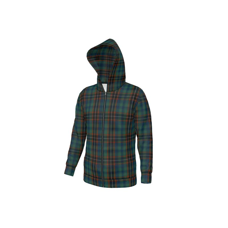 Vintage plaid faded hoodie